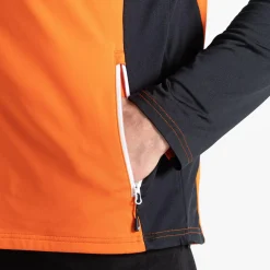 Dare 2b - Męska bluza z suwakiem Touring Core | Pomarańczowy