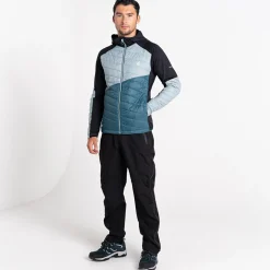 Dare 2b - Męska kurtka hybrydowa Gendarme Wool | Niebiesko-zielony