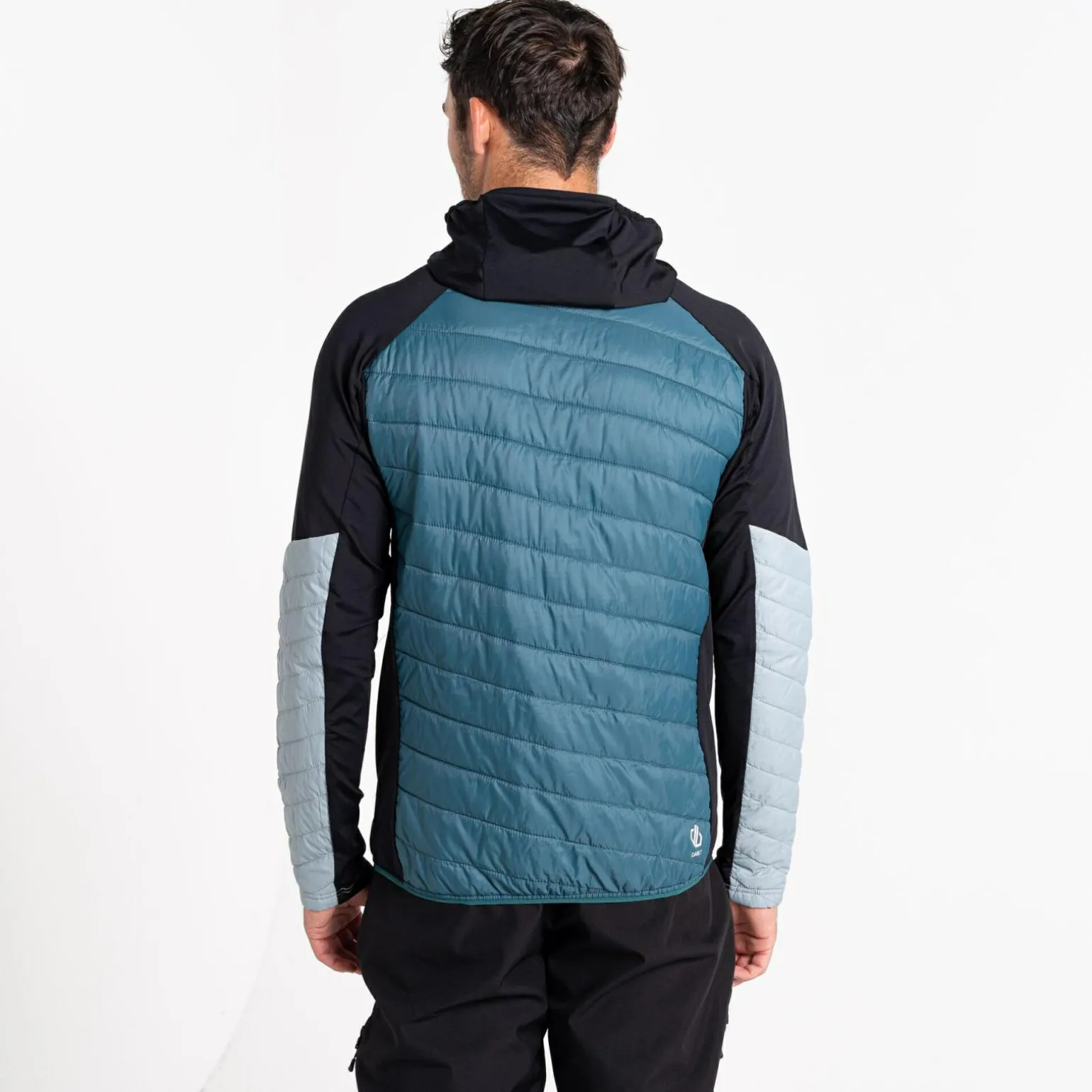 Dare 2b - Męska kurtka hybrydowa Gendarme Wool | Niebiesko-zielony