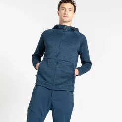 Dare 2b - Męski polar z kapturem Shielding | Ciemnoniebieski
