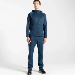 Dare 2b - Męski polar z kapturem Shielding | Ciemnoniebieski