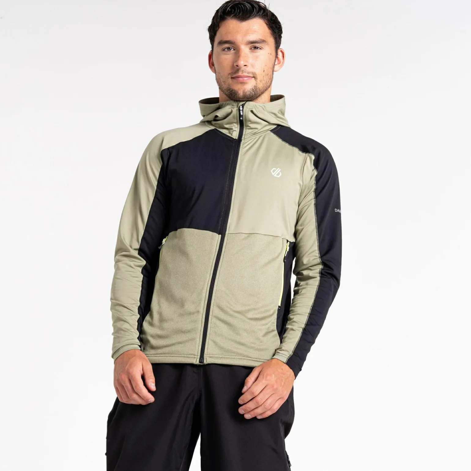 Dare 2b - Męski softshell Assimilate | Zielono-czarny