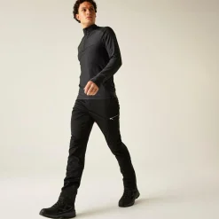 Dare 2b - Męskie spodnie trekkingowe softshell Appended II | Czarny