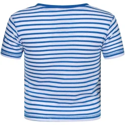 Dziecięca koszulka Peppa Stripe | Niebiesko-biały