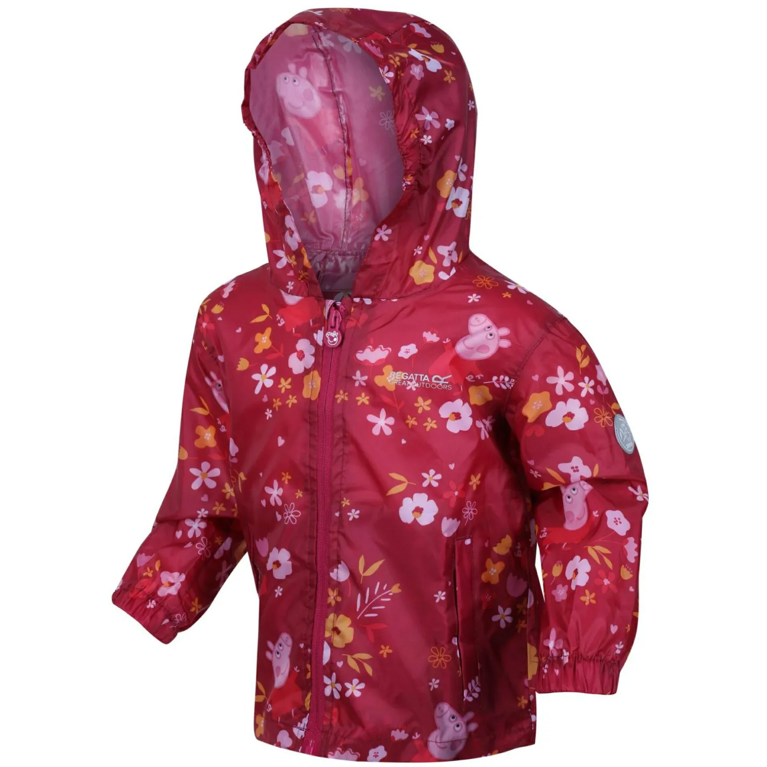 Dziecięca kurtka kieszonkowa Peppa Pack It | Różowy