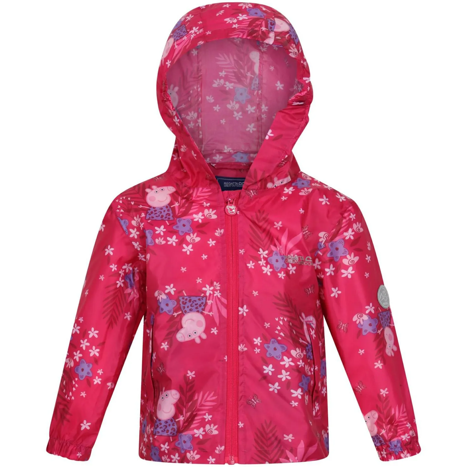 Dziecięca kurtka kieszonkowa Peppa Pack It | Różowy