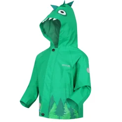 Dziecięca kurtka przeciwdeszczowa Peppa Animal  | Zielony dinozaur