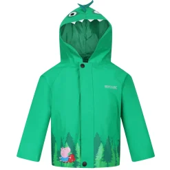 Dziecięca kurtka przeciwdeszczowa Peppa Animal  | Zielony dinozaur