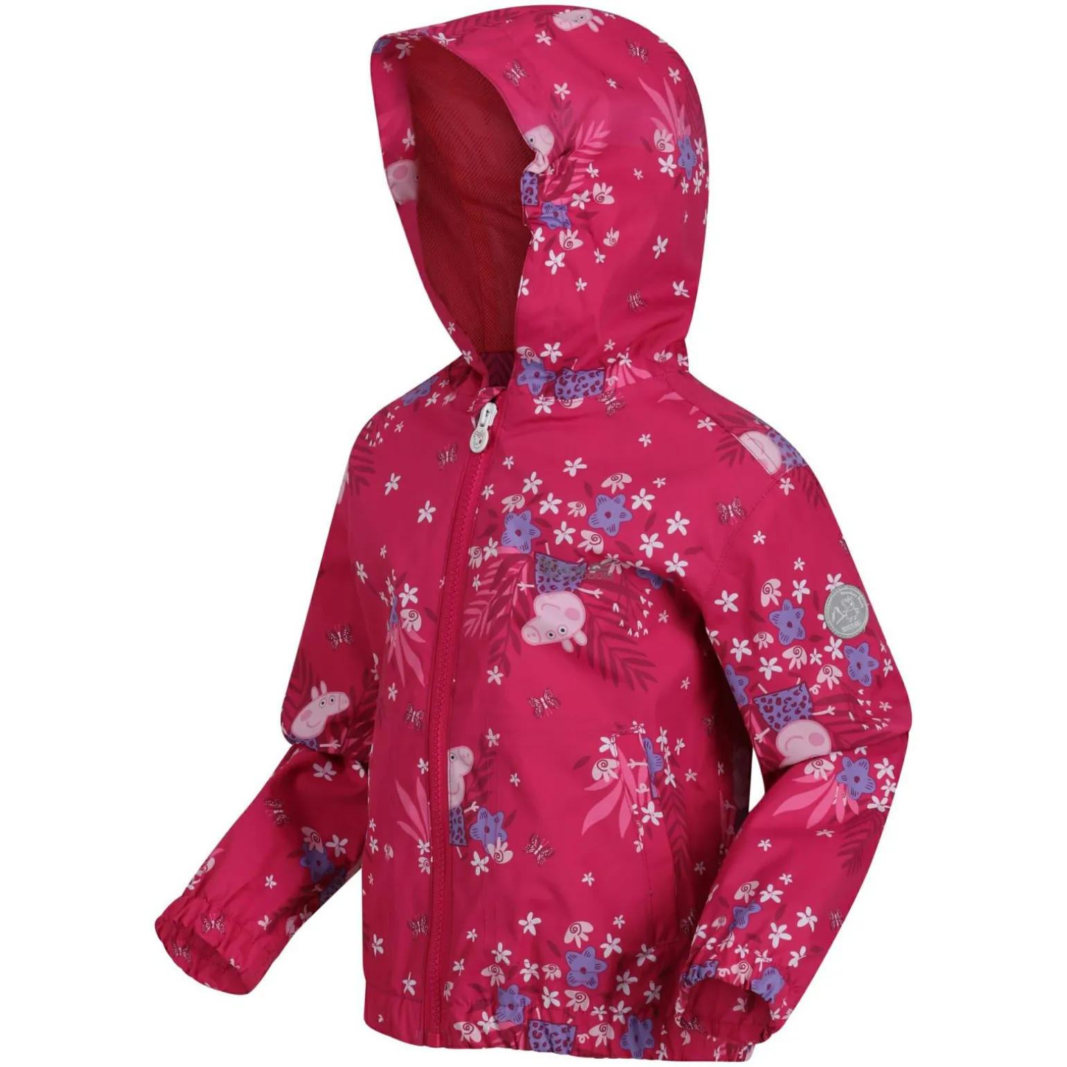 Dziecięca kurtka przeciwdeszczowa Peppa Muddy Puddle | Różowy
