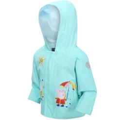 Dziecięca kurtka przeciwdeszczowa Peppa Summer | Aruba Blue