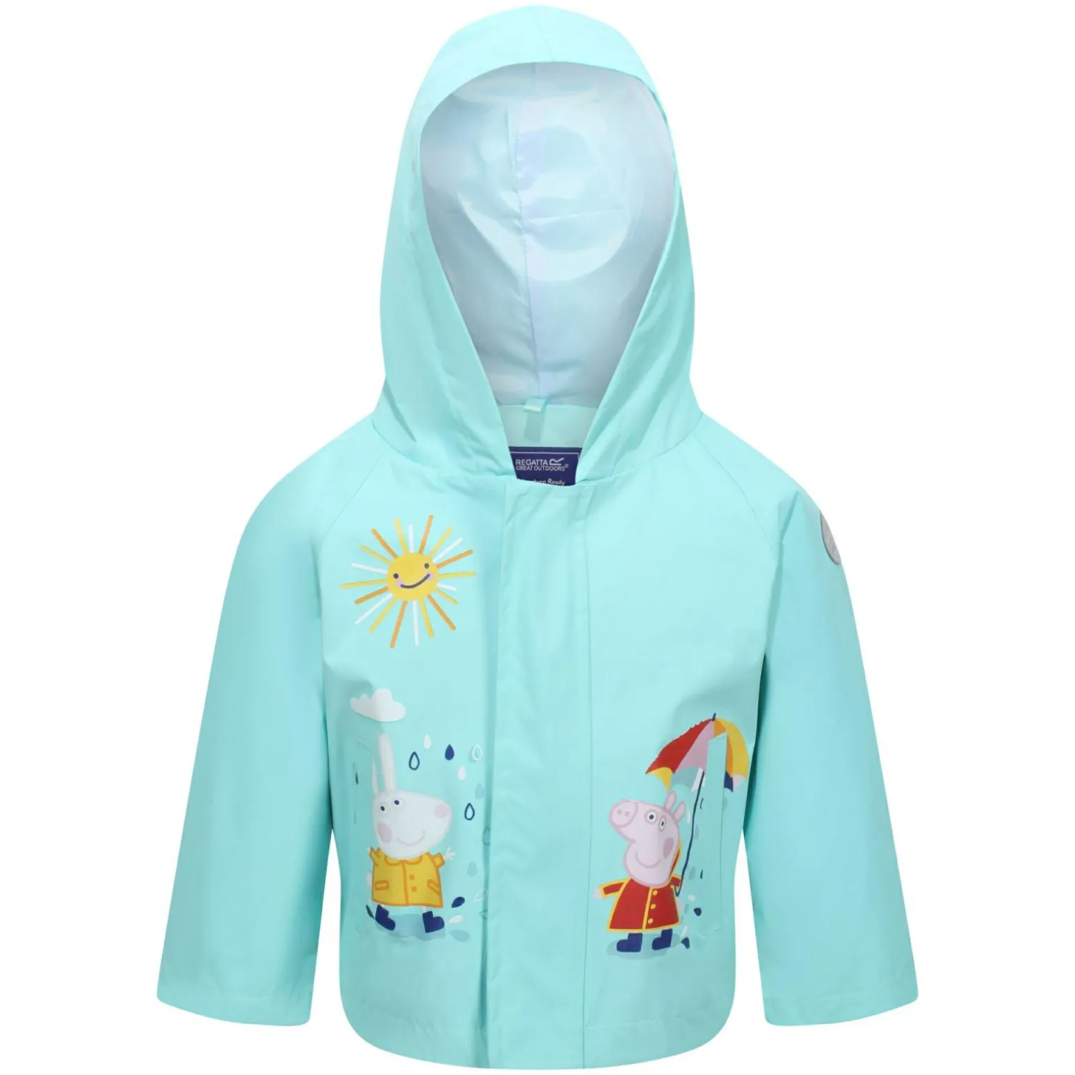Dziecięca kurtka przeciwdeszczowa Peppa Summer | Aruba Blue
