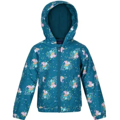 Dziecięca kurtka przejściowa Peppa Muddy Puddle | Turkusowy