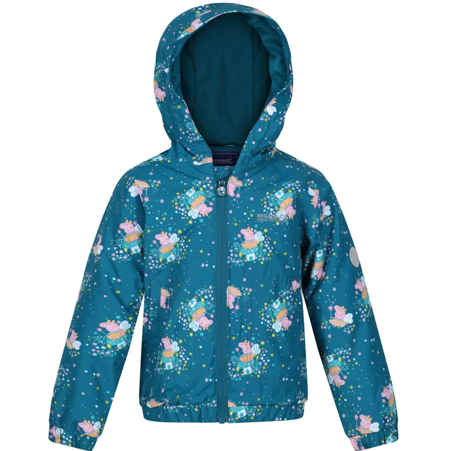 Dziecięca kurtka przejściowa Peppa Muddy Puddle | Turkusowy