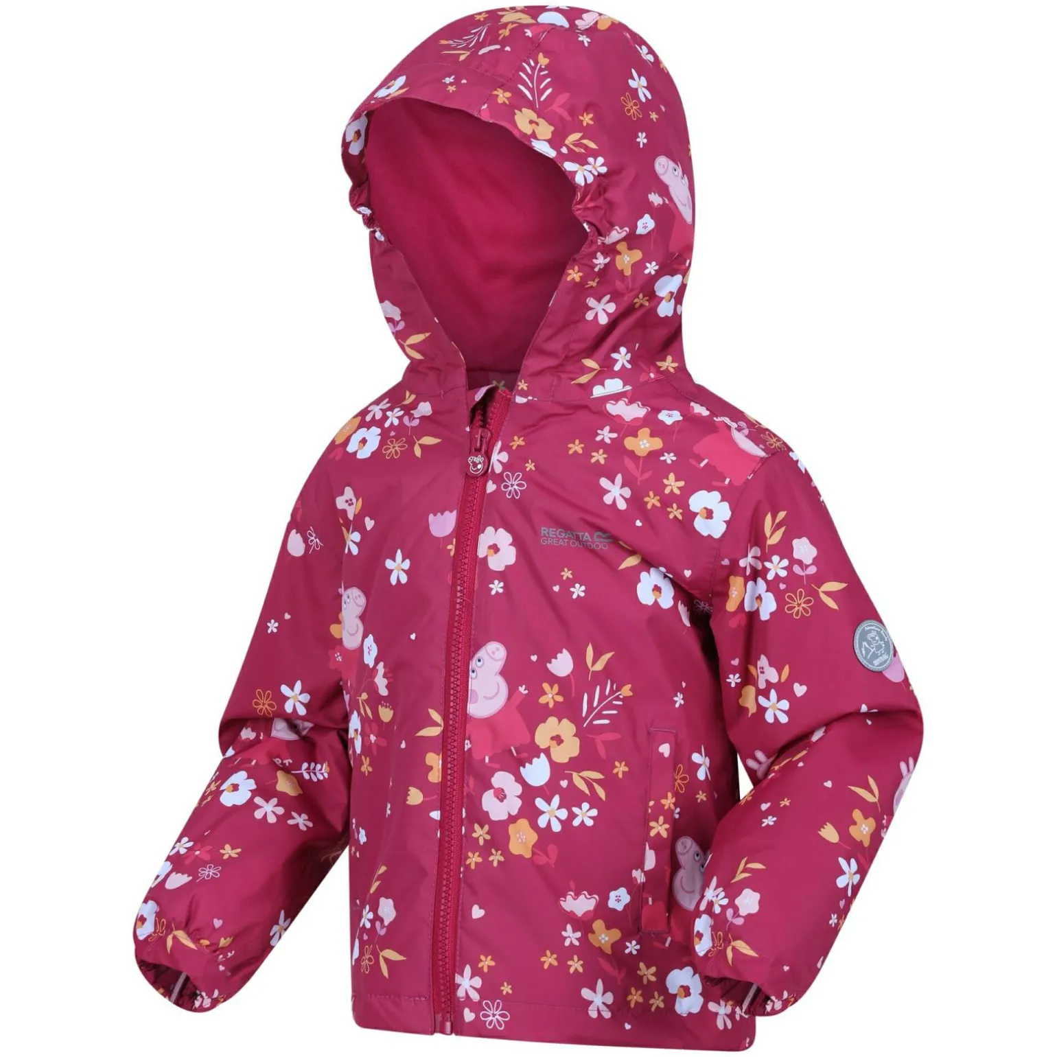 Dziecięca kurtka przejściowa Peppa Muddy Puddle | Różowy