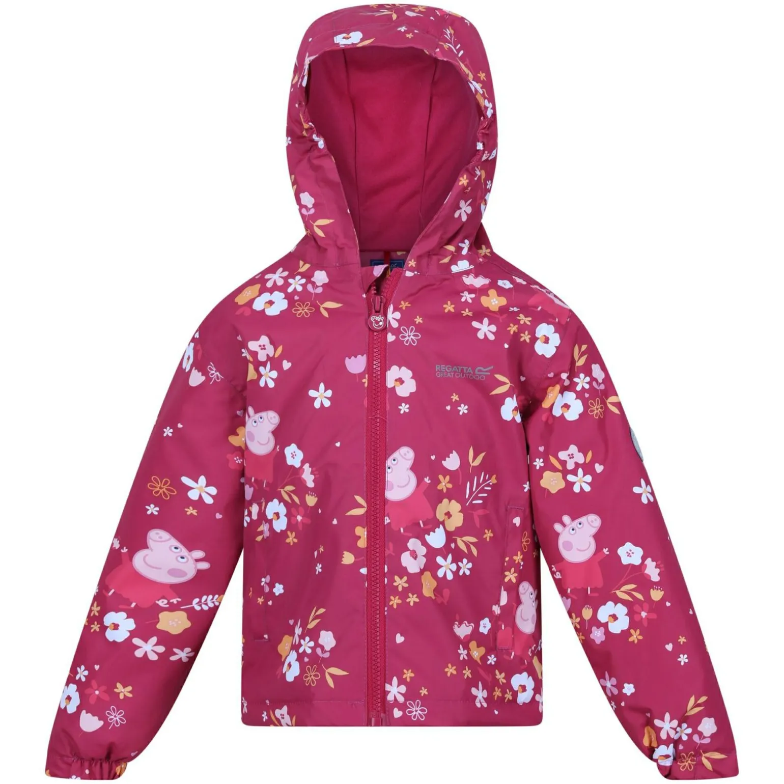 Dziecięca kurtka przejściowa Peppa Muddy Puddle | Różowy