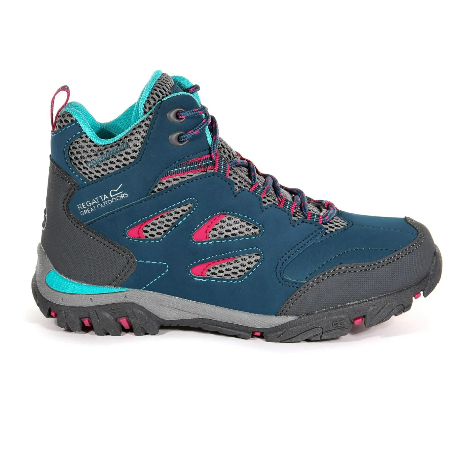 Dziecięce buty trekkingowe Holcombe IEP | Niebieski