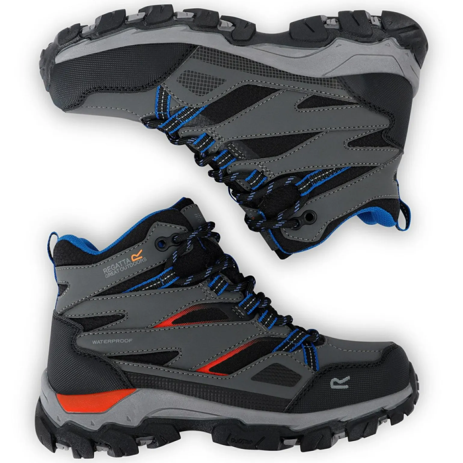 Dziecięce buty trekkingowe Holcombe III | Szary