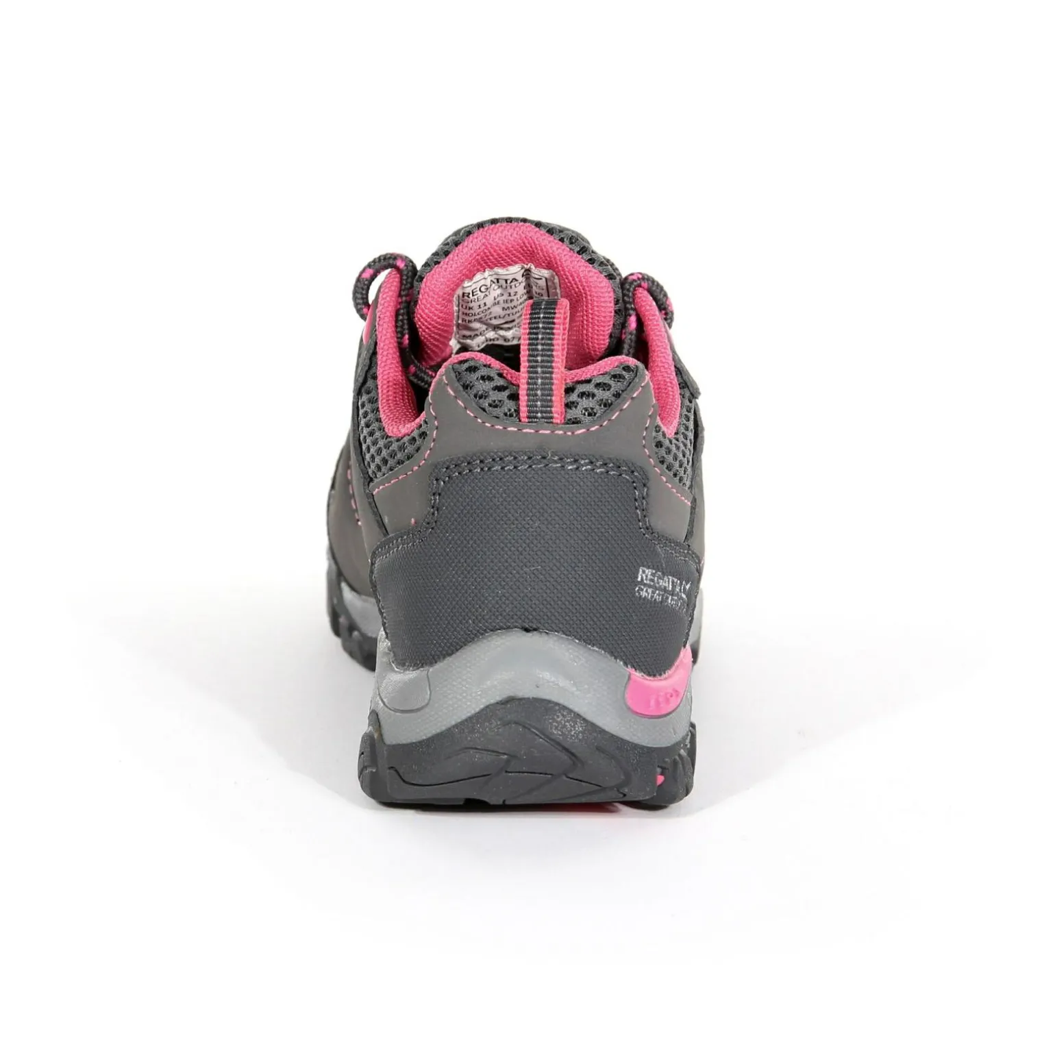 Dziecięce buty trekkingowe Holcombe Low | Szaro – różowy