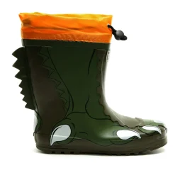 Dziecięce kalosze Mudplay | Khaki / krokodyl
