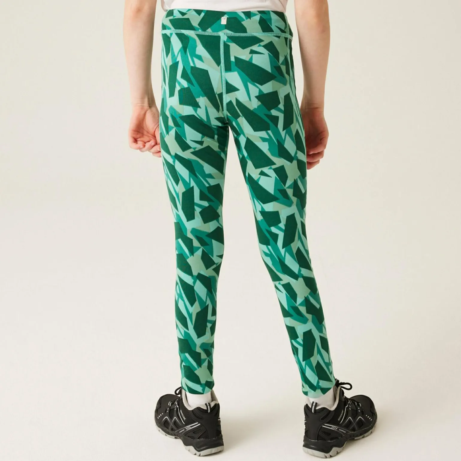 Dziecięce legginsy Barlia Winter | Zielony
