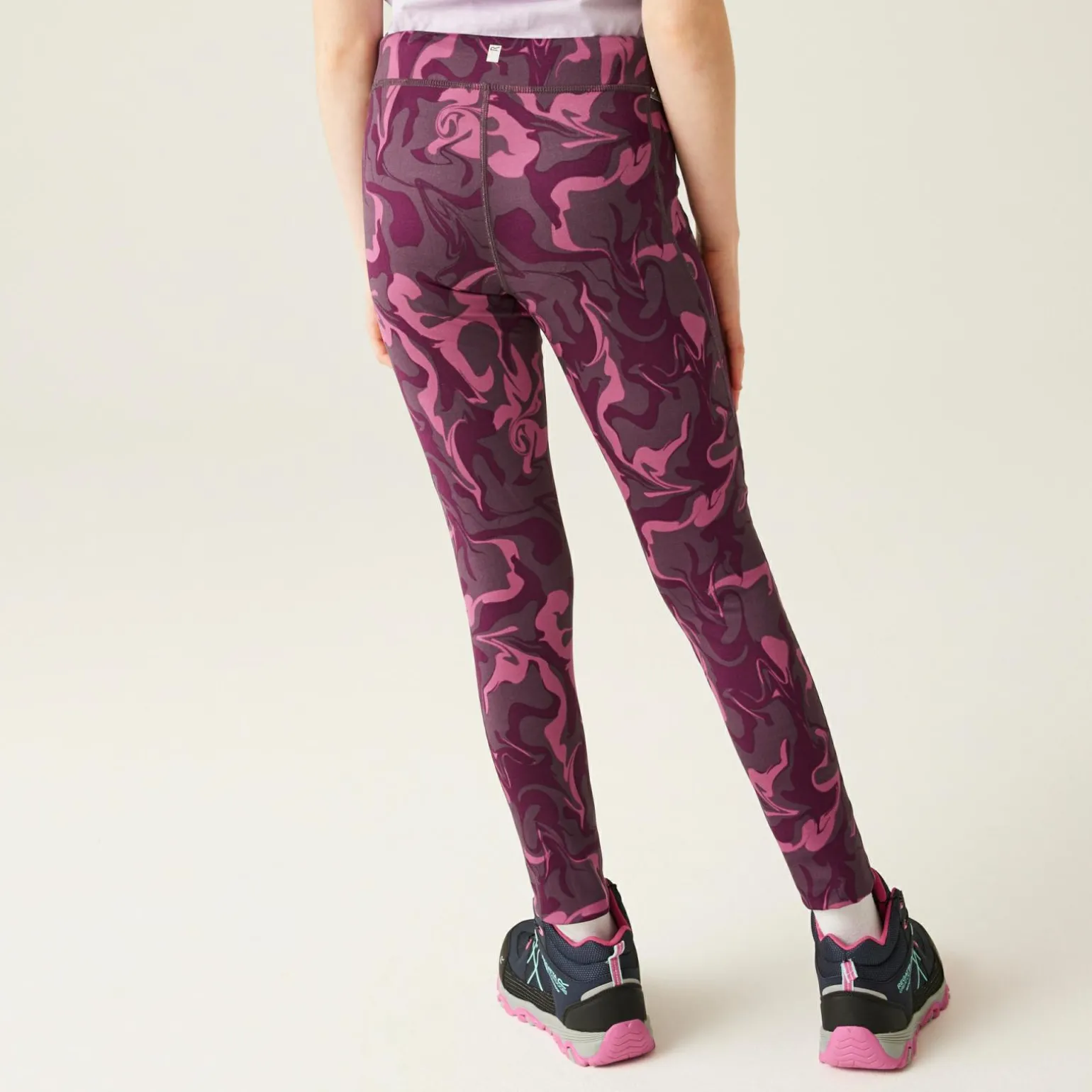 Dziecięce legginsy Barlia Winter | Fioletowy