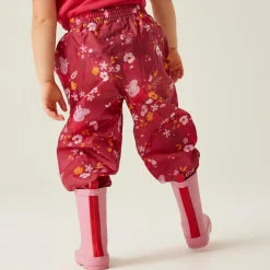 Dziecięce spodnie przeciwdeszczowe Peppa Pack It | Różowy