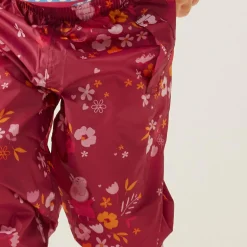 Dziecięce spodnie przeciwdeszczowe Peppa Pack It | Różowy
