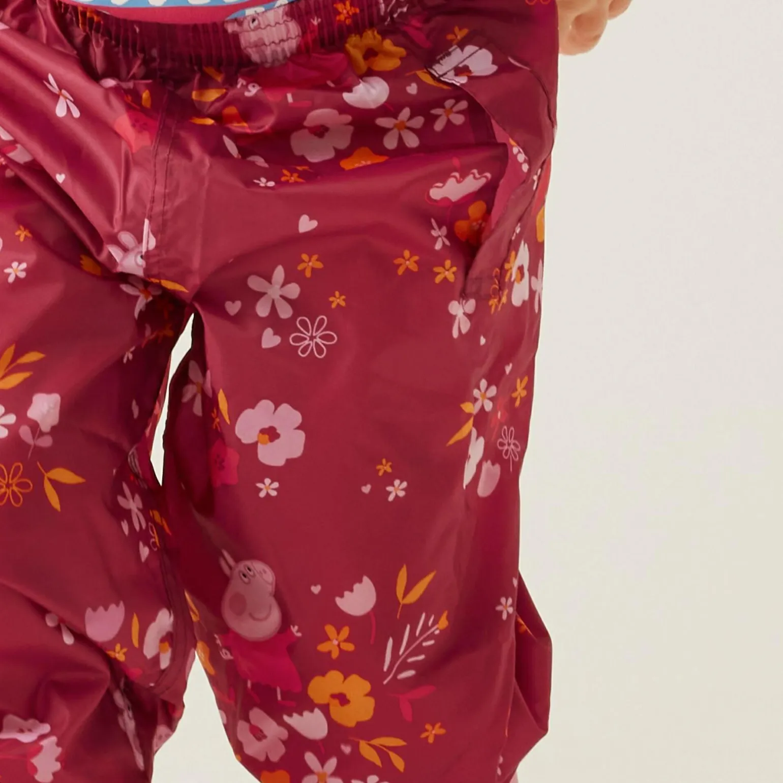 Dziecięce spodnie przeciwdeszczowe Peppa Pack It | Różowy
