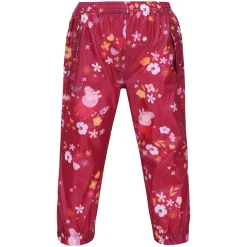 Dziecięce spodnie przeciwdeszczowe Peppa Pack It | Różowy