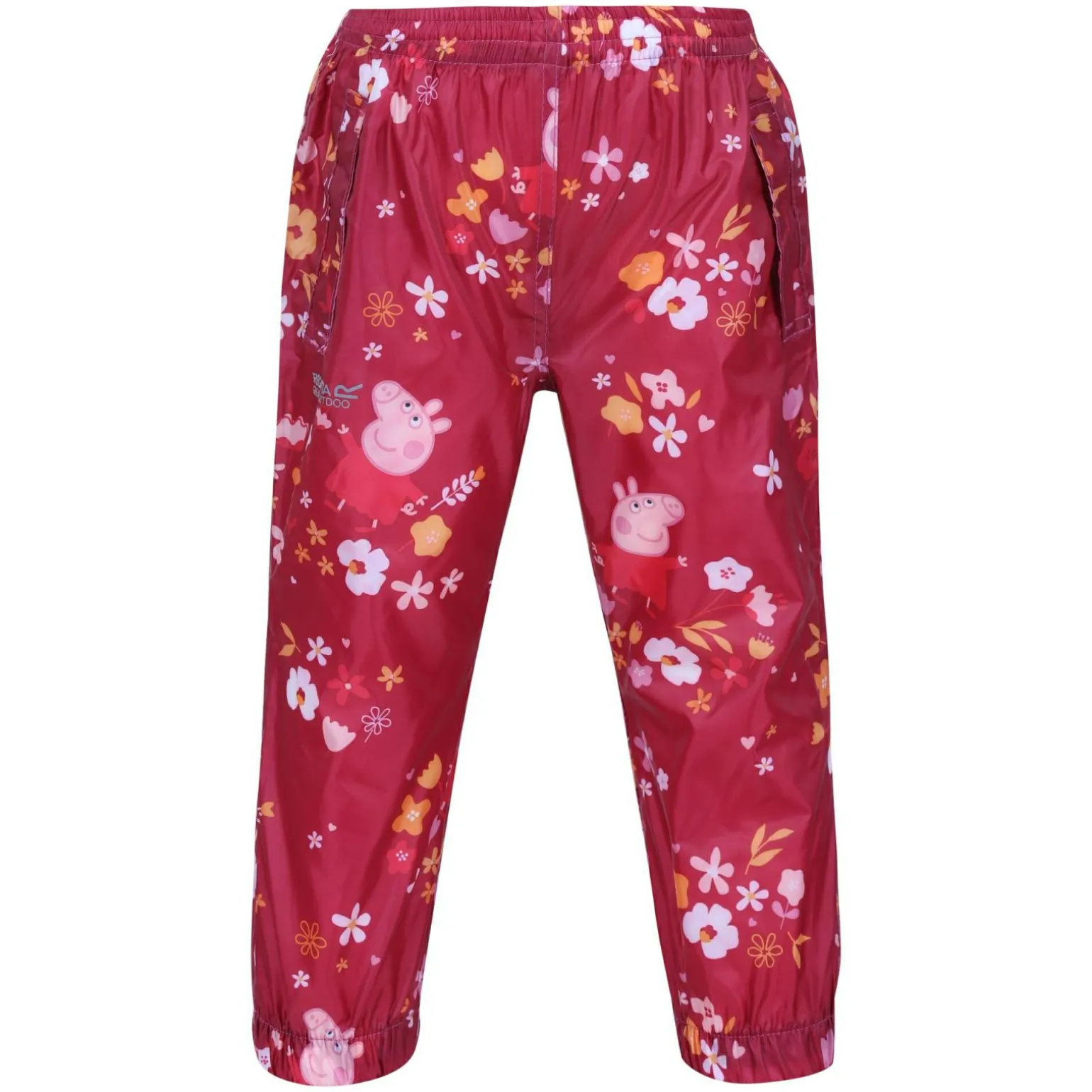 Dziecięce spodnie przeciwdeszczowe Peppa Pack It | Różowy