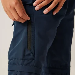 Dziecięce spodnie z odpinanymi nogawkami Sorcer III Zip Off | Niebieski