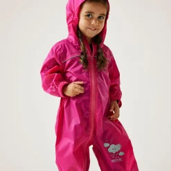 Dziecięcy kombinezon przeciwdeszczowy Puddle IV | Różowy