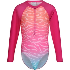 Dziecięcy kostium kąpielowy Long Sleeve | Różowy