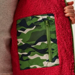 Dziecięcy płaszcz plażowy wodoodporny Junior Changing Robe | Zielony