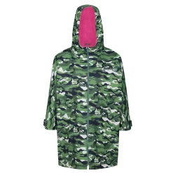 Dziecięcy płaszcz plażowy wodoodporny Junior Changing Robe | Zielony