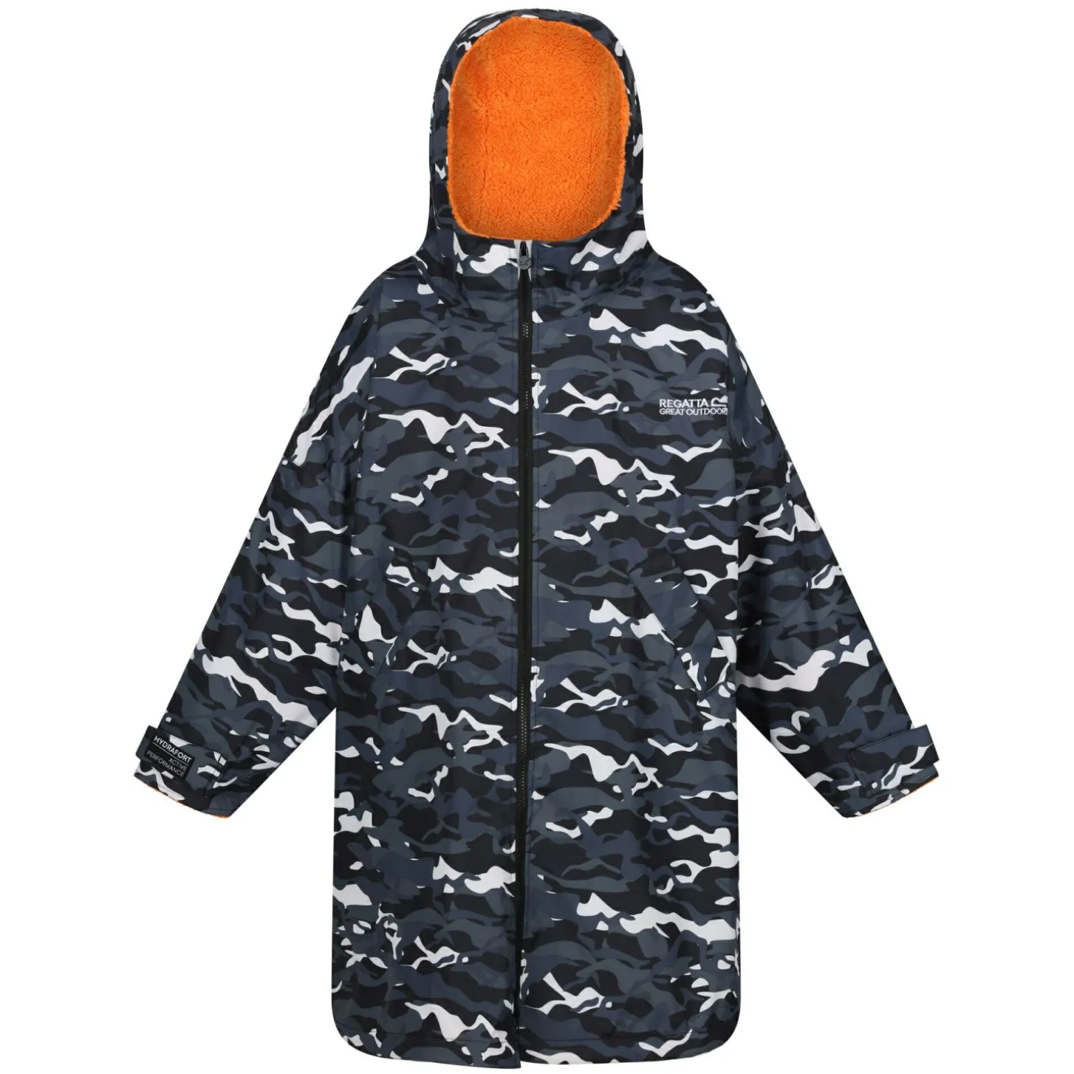 Dziecięcy płaszcz plażowy wodoodporny Junior Changing Robe | Czarny