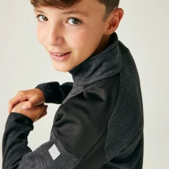 Dziecięcy polar Junior Highton III | Szaro-czarny