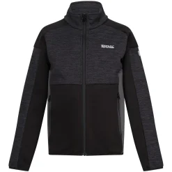 Dziecięcy polar Junior Highton III | Szaro-czarny
