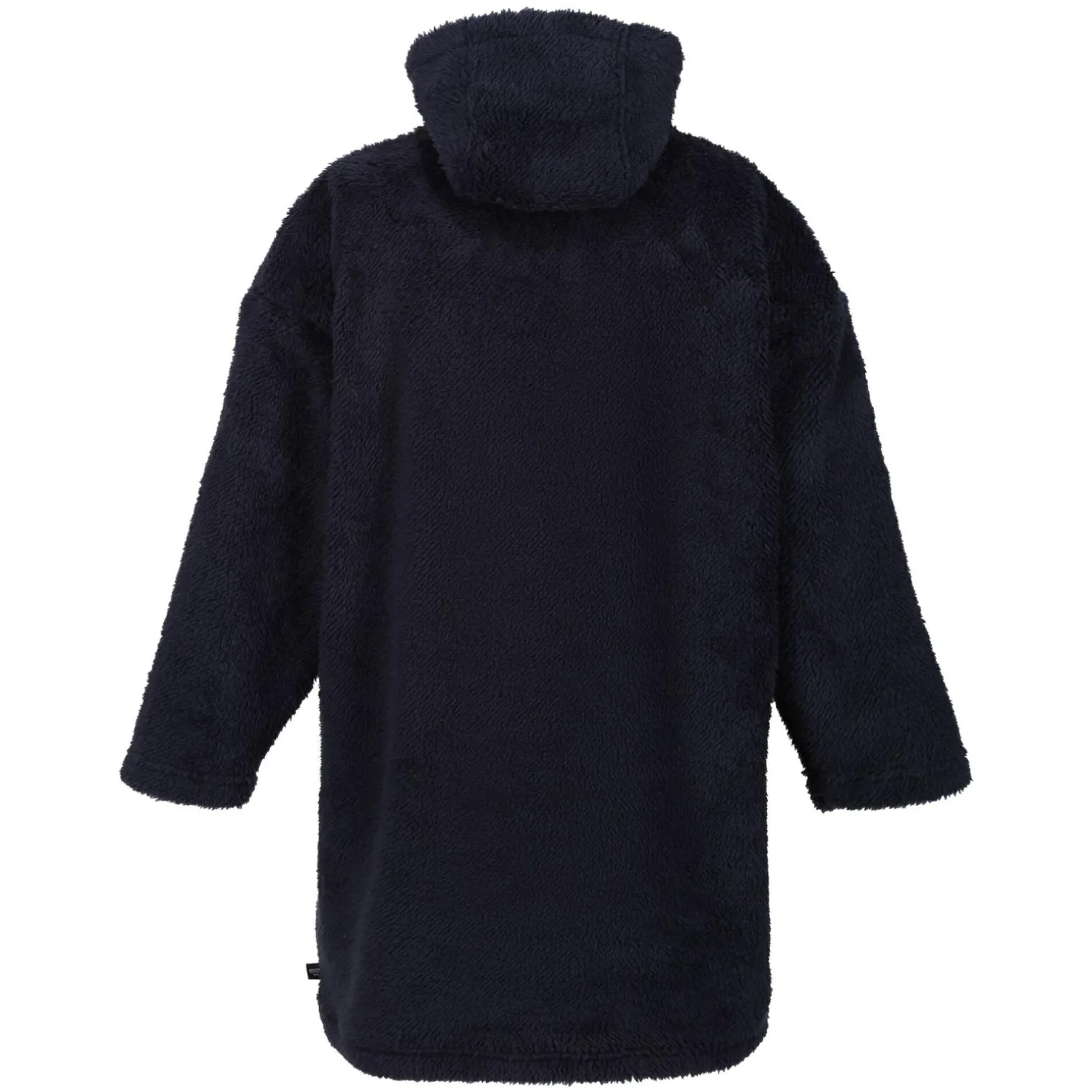 Dziecięcy polar ponczo z kapturem Poncho | Granatowy