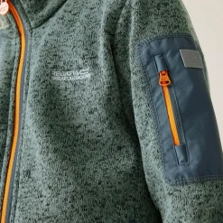 Dziecięcy polar z suwakiem Newhill | Lodowy błękit