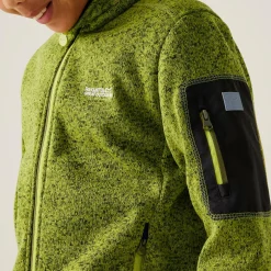 Dziecięcy polar z suwakiem Newhill | Zielony