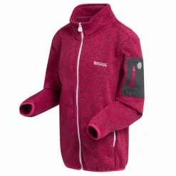 Dziecięcy polar z suwakiem Newhill | Fuksja