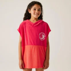 Dziecięcy ręcznik plażowy Towel Robe II | Różowy