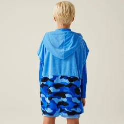 Dziecięcy ręcznik plażowy Towel Robe II | Niebieski