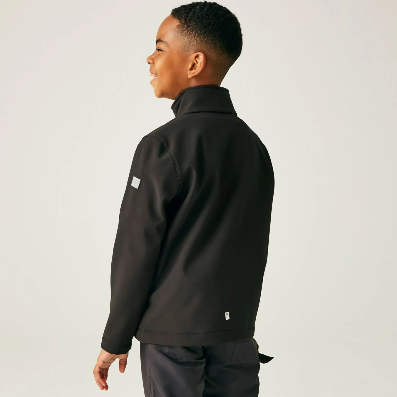 Dziecięcy softshell Cera | Czarny