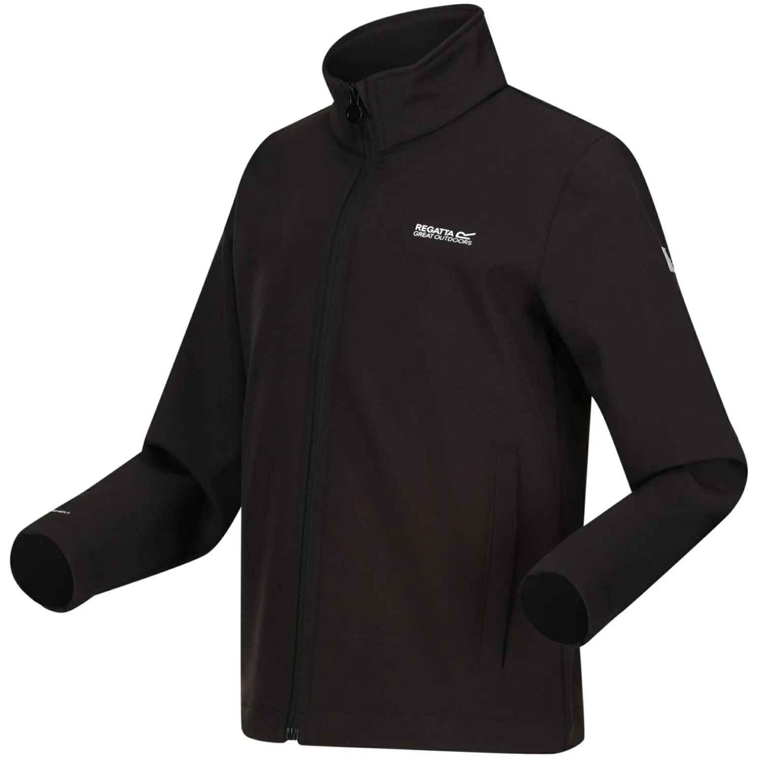 Dziecięcy softshell Cera | Czarny