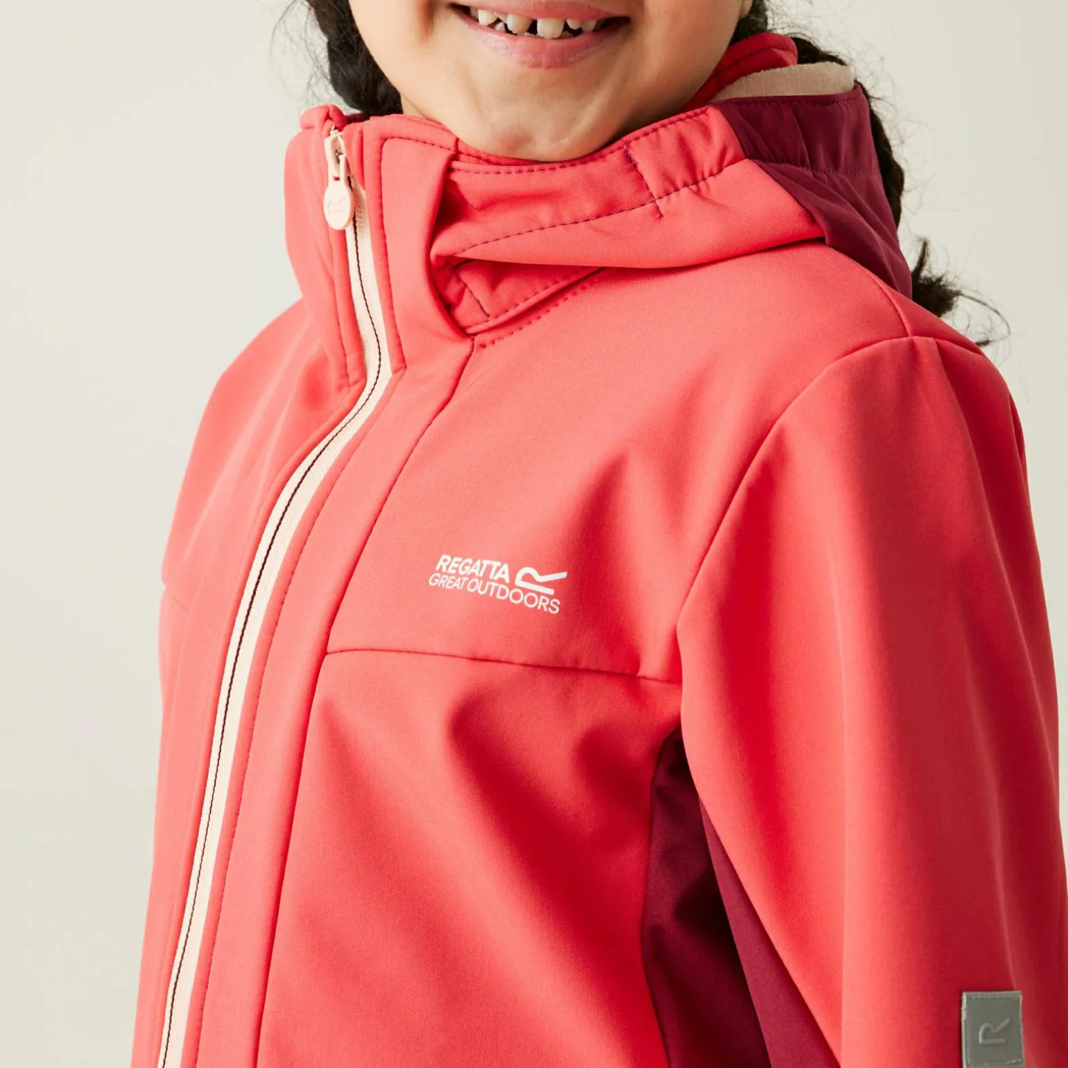 Dziecięcy softshell Haydenbury II | Czerwony