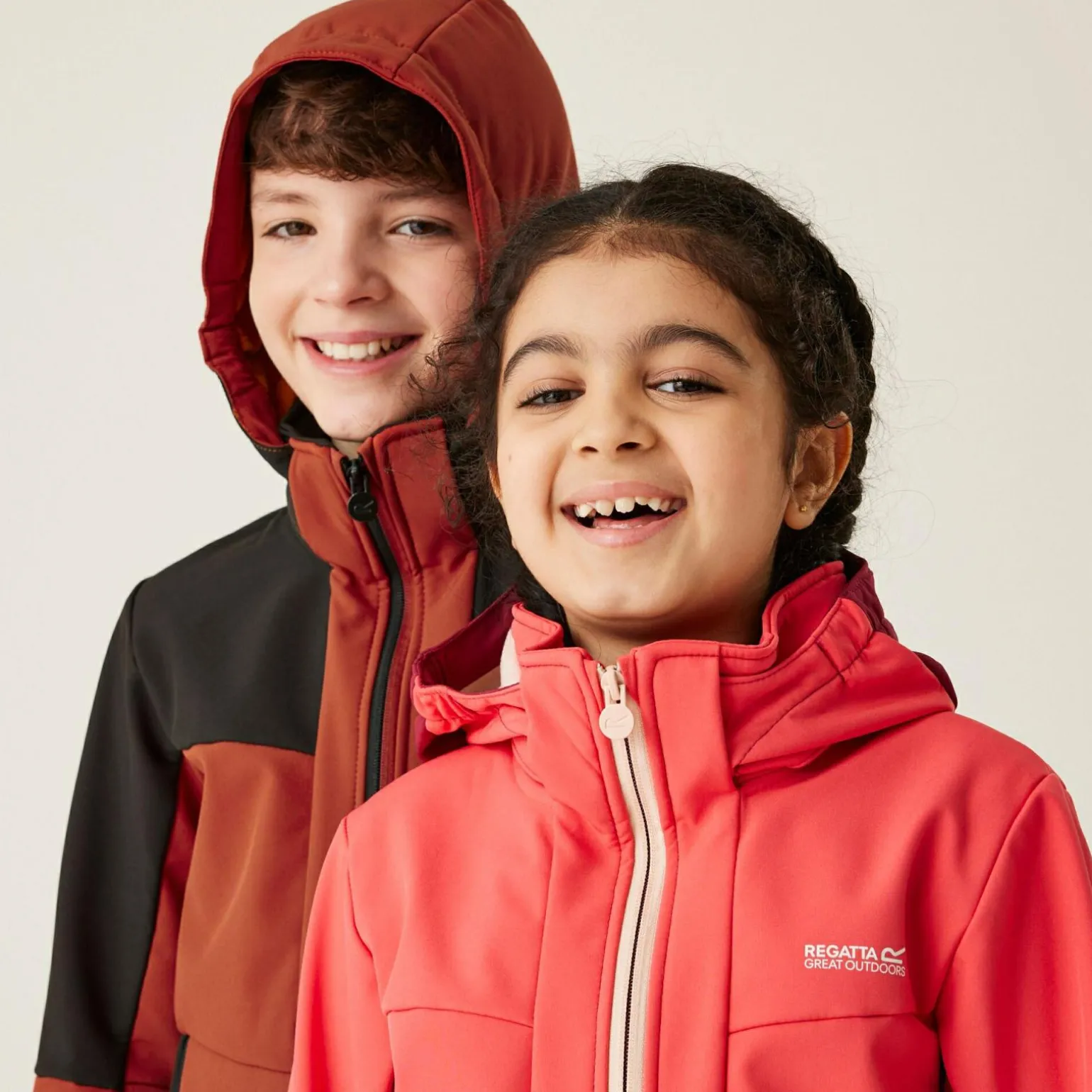 Dziecięcy softshell Haydenbury II | Czerwony