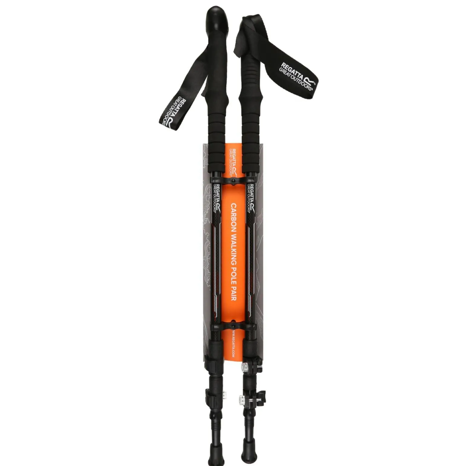 Kijki trekkingowe Carbon | Czarny