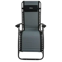 Leżak rozkładany Colico Chair | Czarno-szary